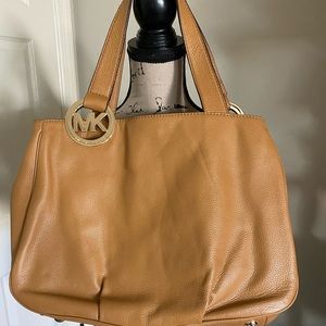 Michael Kors Pebbled Leather Shoulder Bag